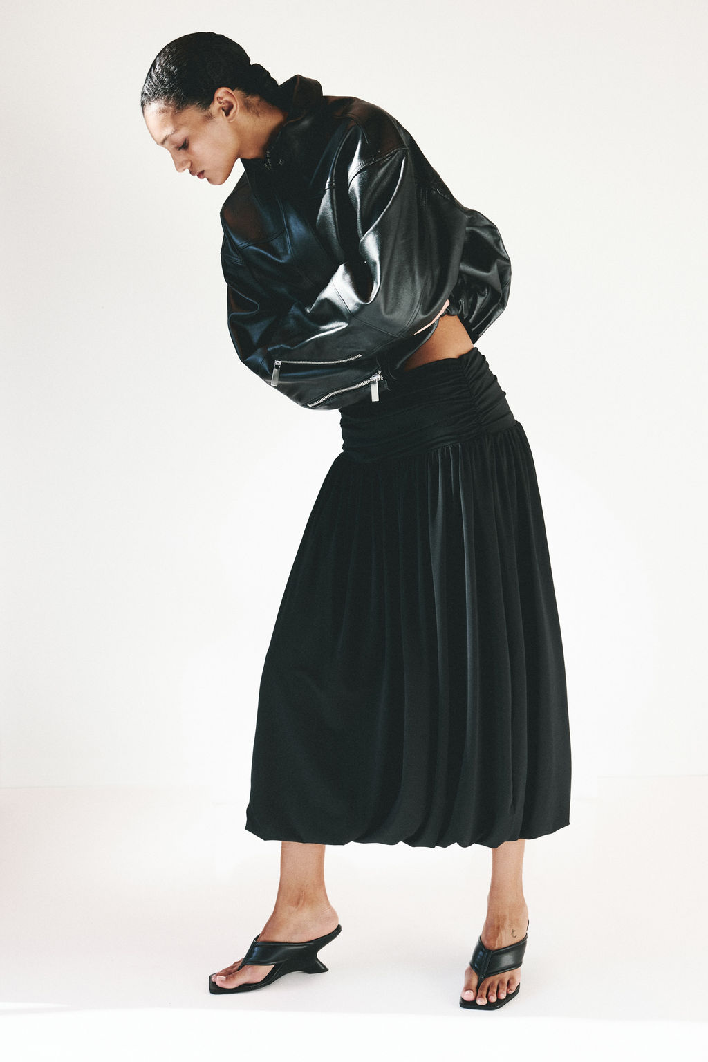 Falda de punto con bajo globo - H&m фото 4