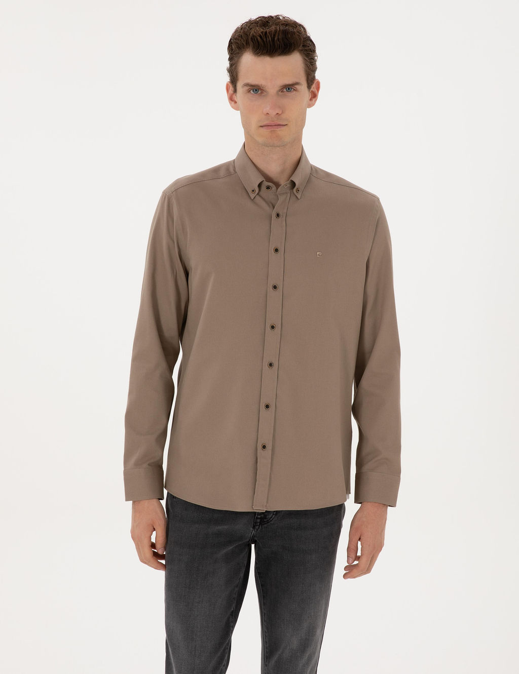 Vizon Regular Fit Uzun Kollu G_mlek - Pierre cardin фото 3