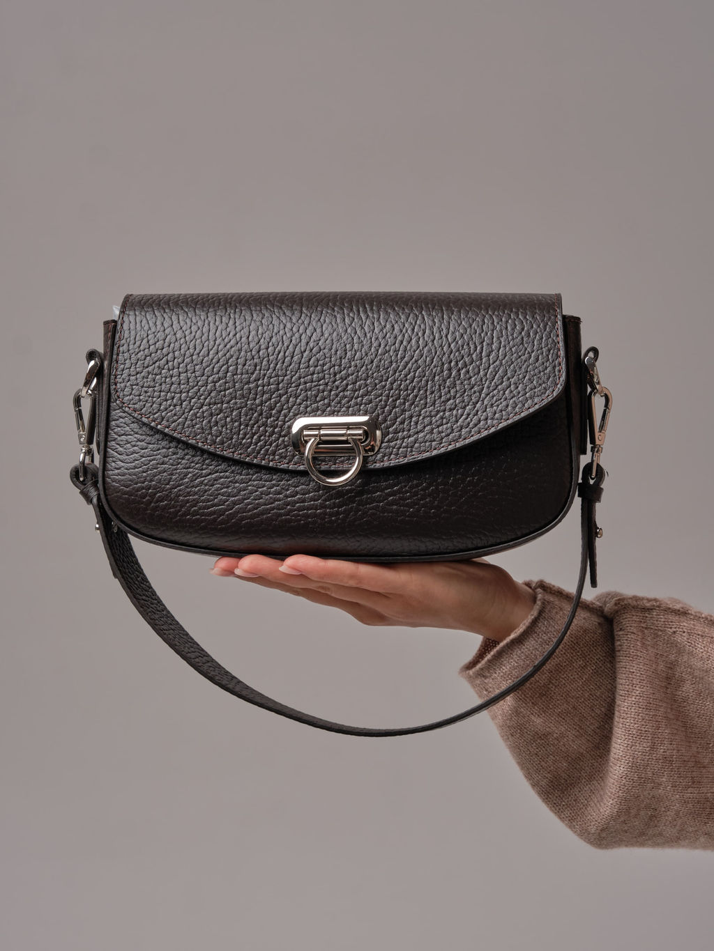 Сумка кросс-боди Azaro 31049 темно-коричневый соло