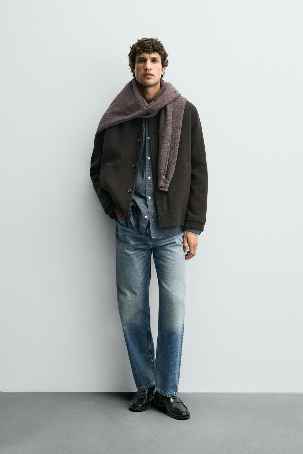 JACKET WITH DETACHABLE LINING
