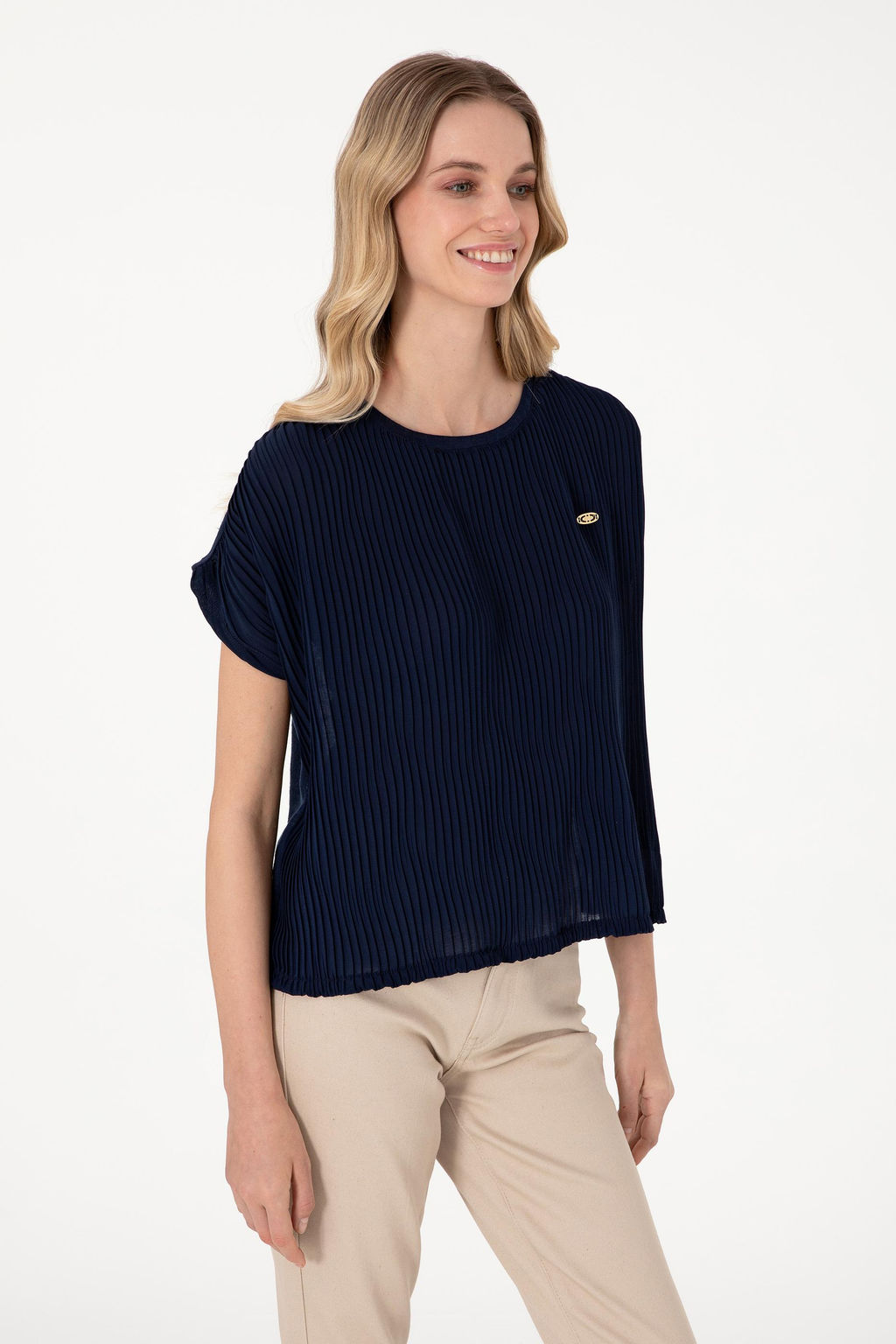 Kad_n Lacivert Ti__rt Sepette S_rpriz _ndirim - U.s. polo assn фото 3