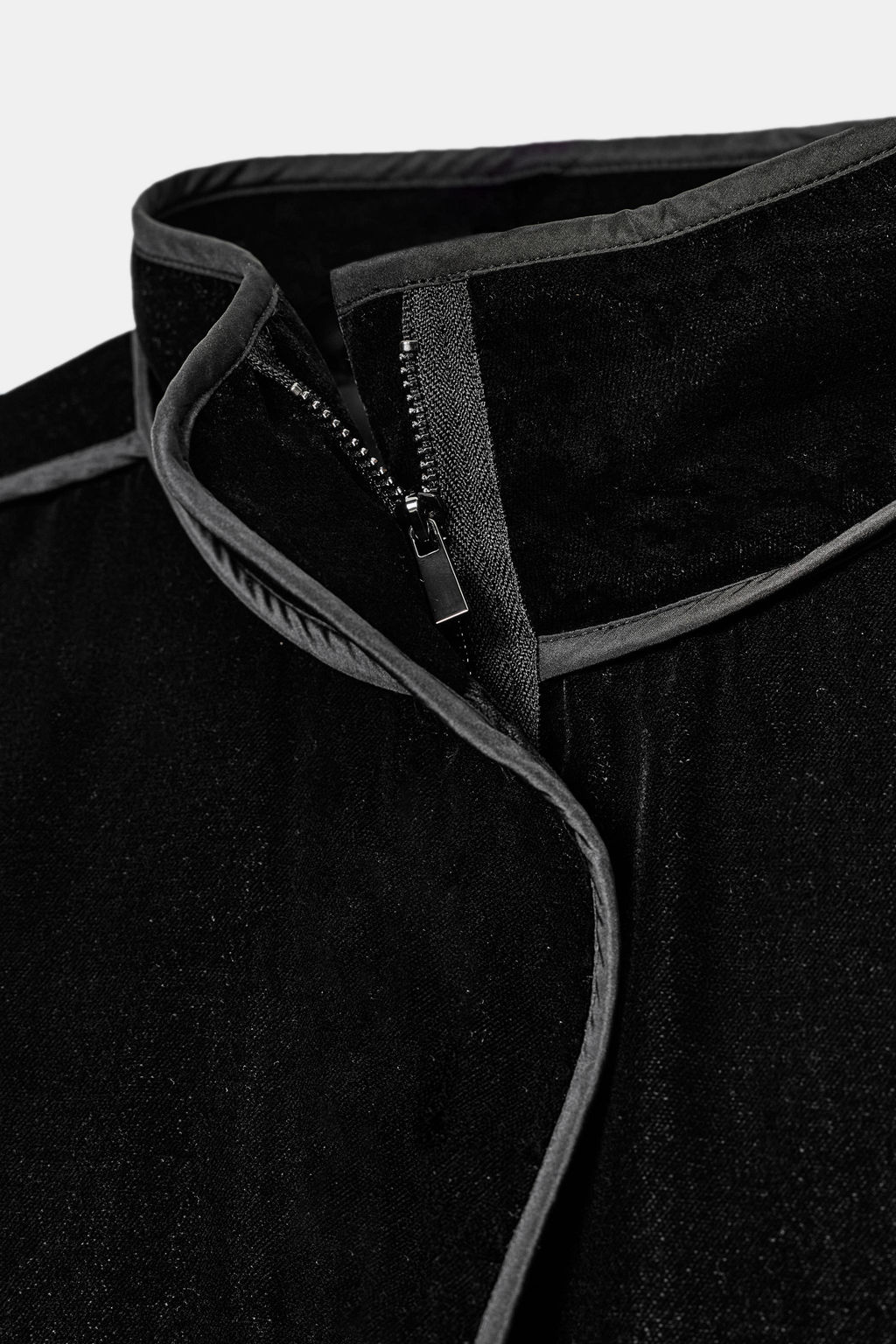 EMBROIDERED VELVET PUFFER JACKET - Zara фото 6