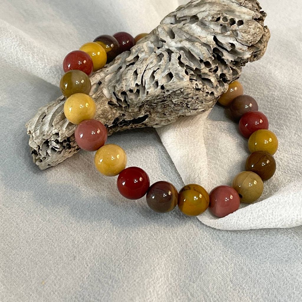 Браслет из Яшмы "Мукаит" 17 см