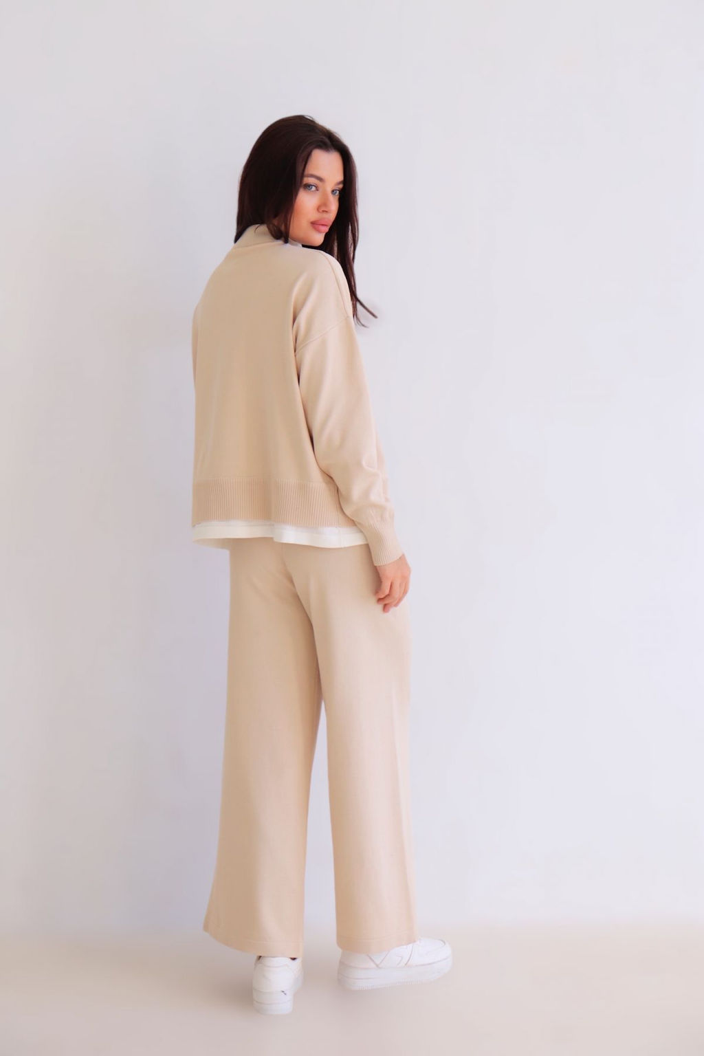 Martichelli Костюм вязаный бежевый фото 3