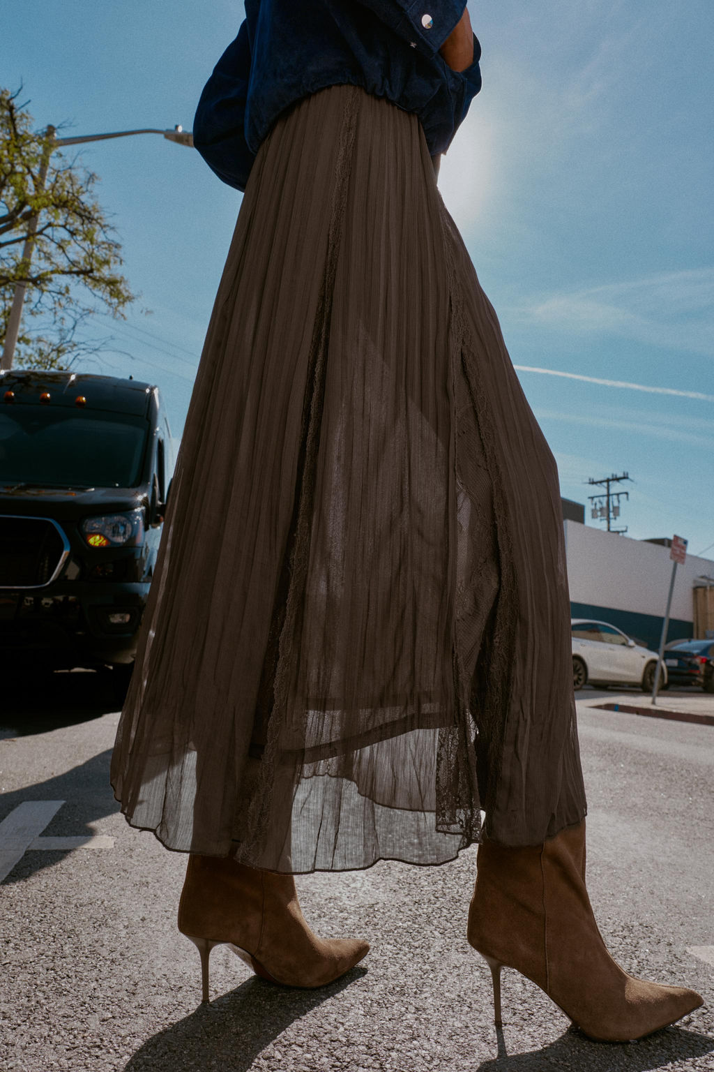 GODET LACE SKIRT - Zara фото 13