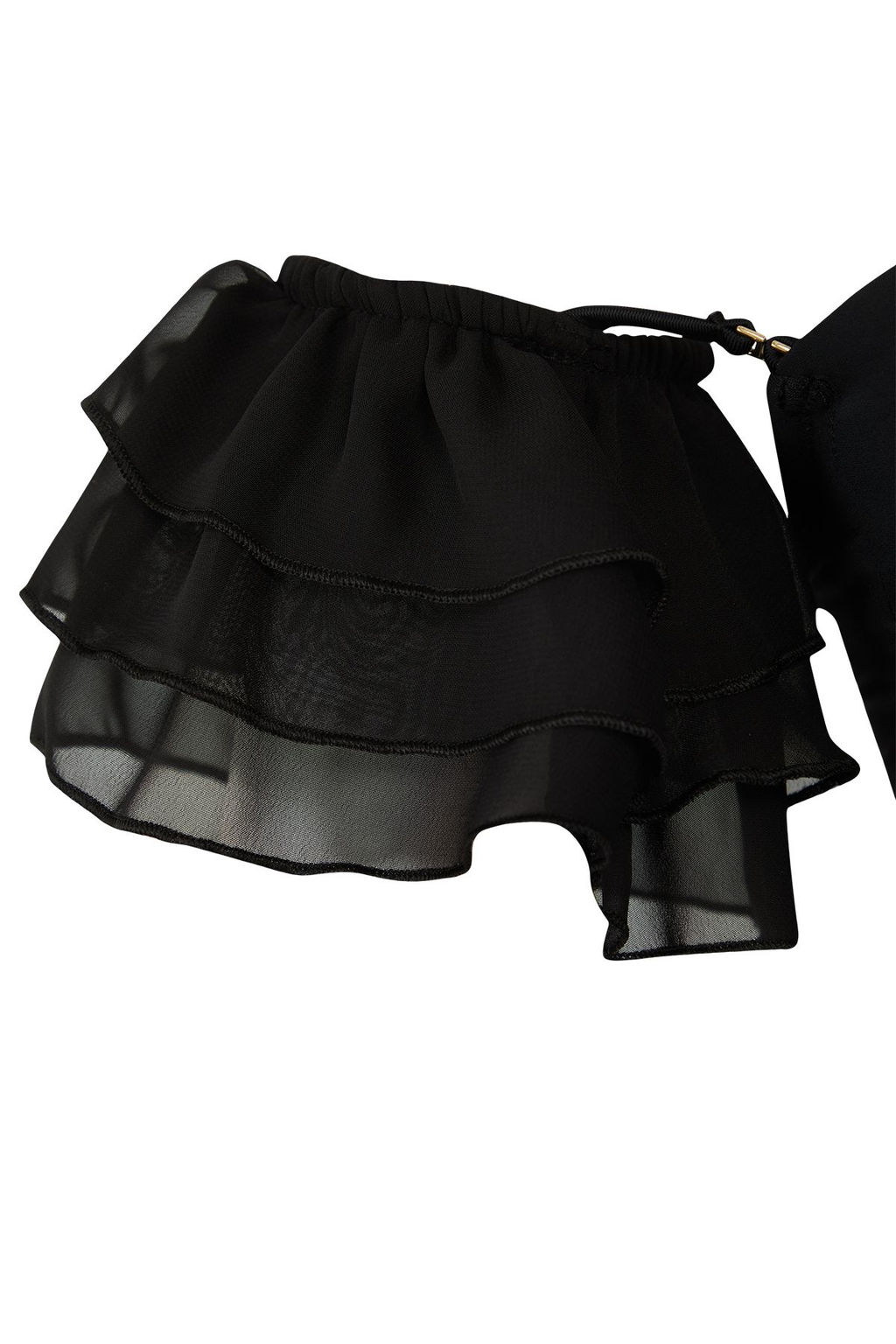 TRENDYOLMILLA Siyah Straplez F?rf?rl? Tak-C?kar Kollu Regular Mayo TBESS25MA00075 фото 6