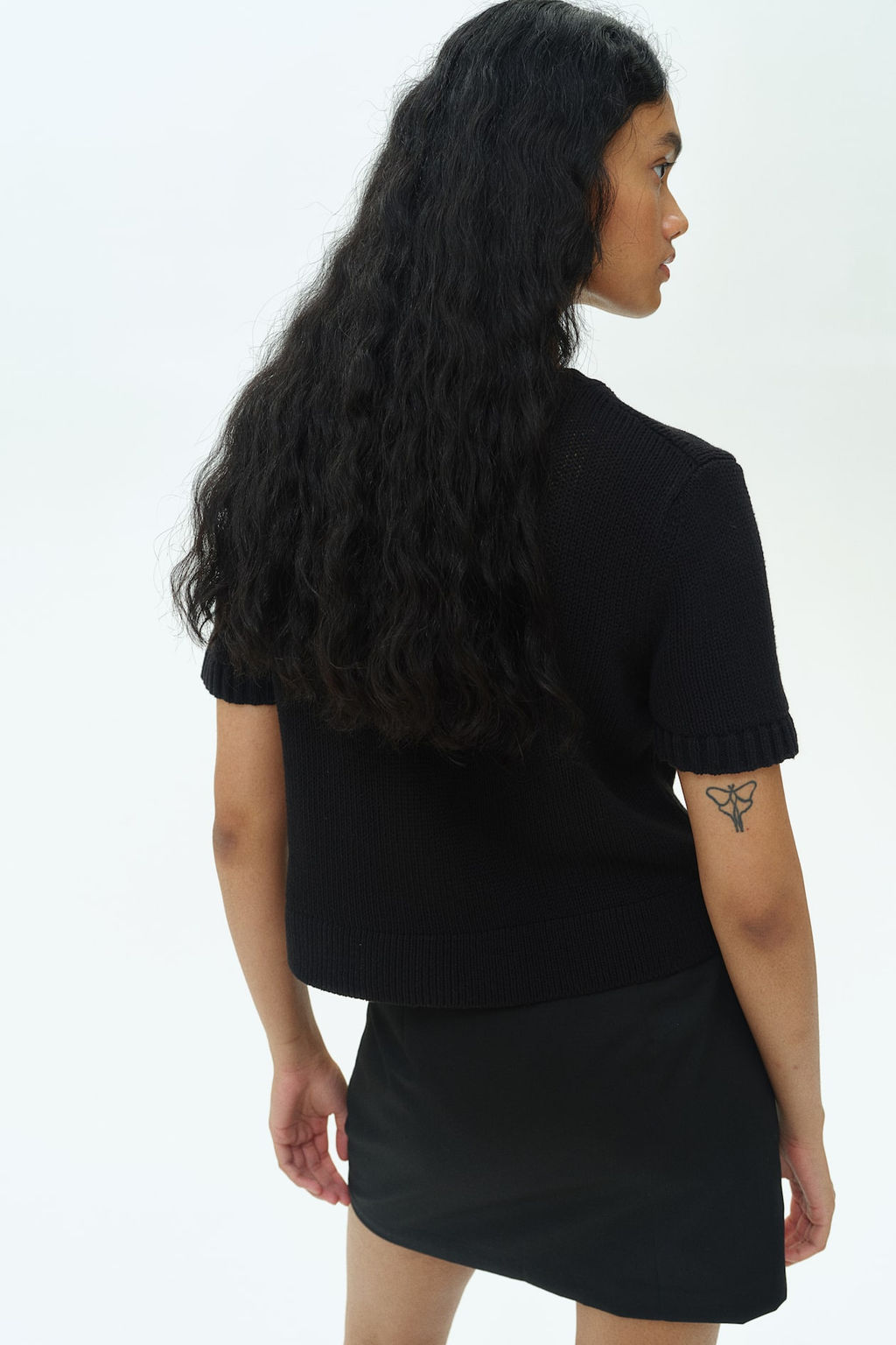 Cardigan de manga corta - H&m фото 3