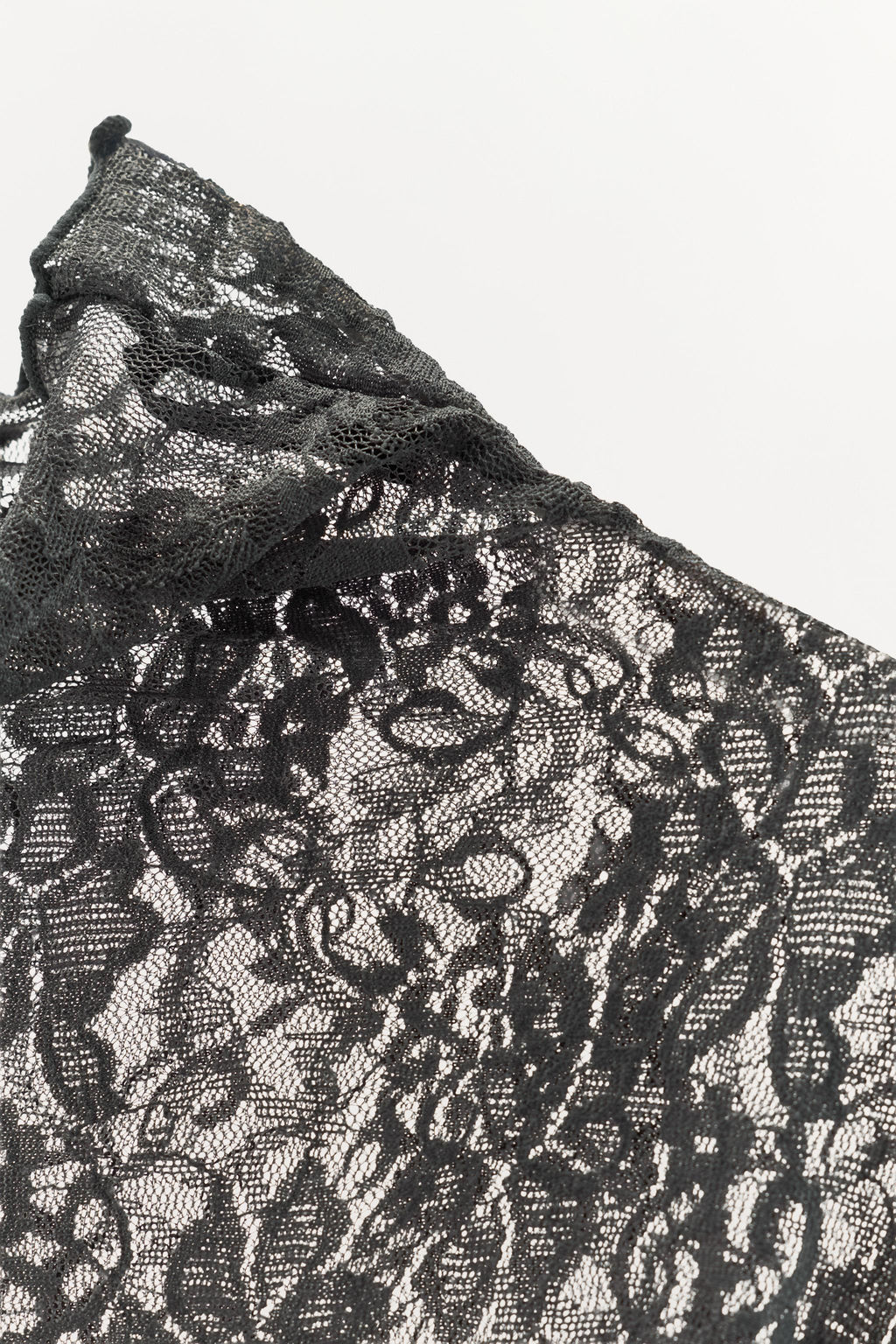 BODY ENCAJE BORDADOS FLORALES / Gris - Zara фото 5