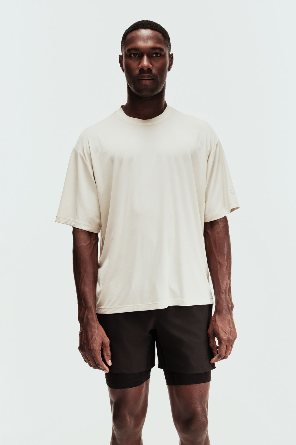Camiseta de deporte boxy con DryMove Loose Fit - H&m фото 4