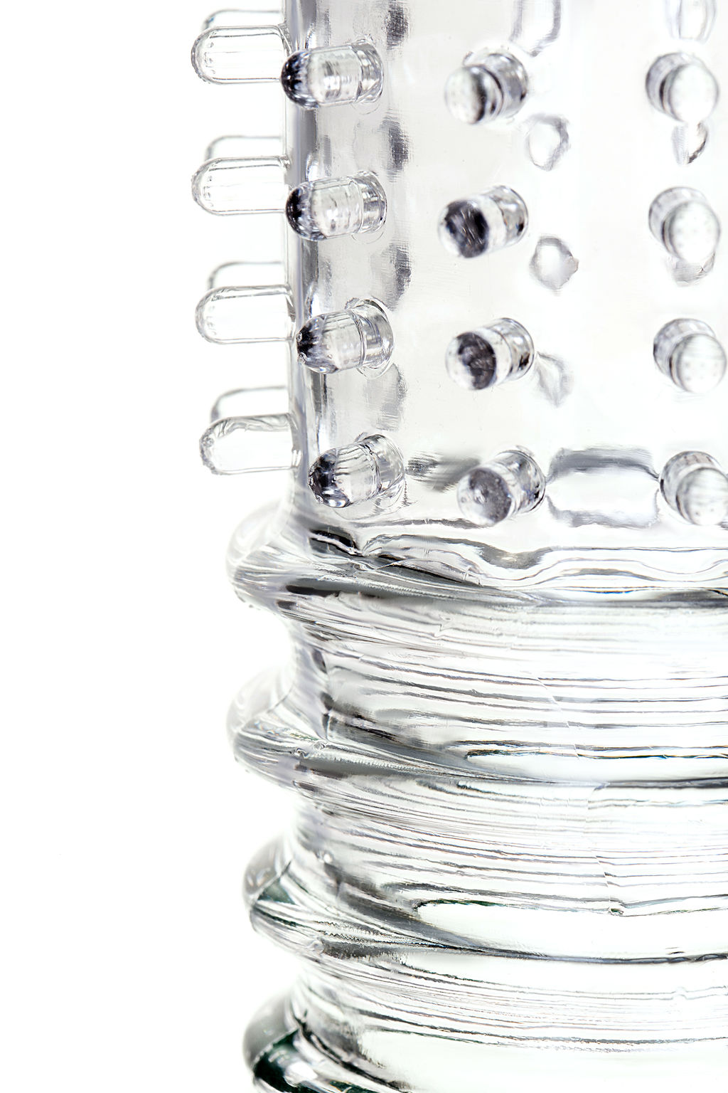 Насадка на пенис TOYFA A-Toys Baldi, TPR, прозрачный, 15,3 см  фото 6