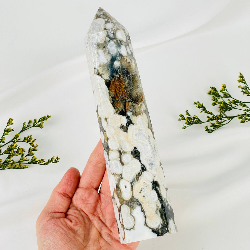 Кристалл из Агата океанического - Радуга самоцветов фото 4