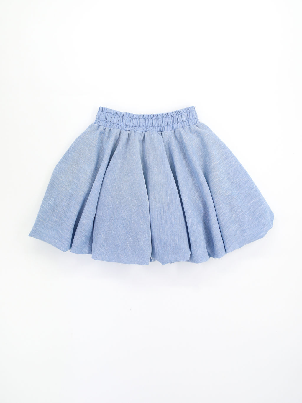 Рубашка-хенли Лен, голубой меланж - Inzibe фото 33