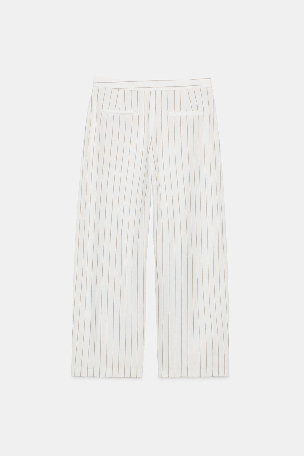 PANTAL?N PAREO RAYA CON LINO ZW COLLECTION / rayas