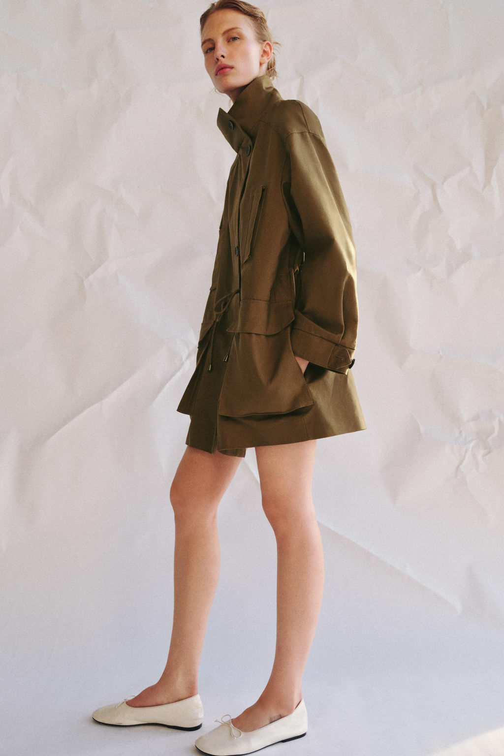 OVERSIZE PARKA ZW COLLECTION - Zara фото 4