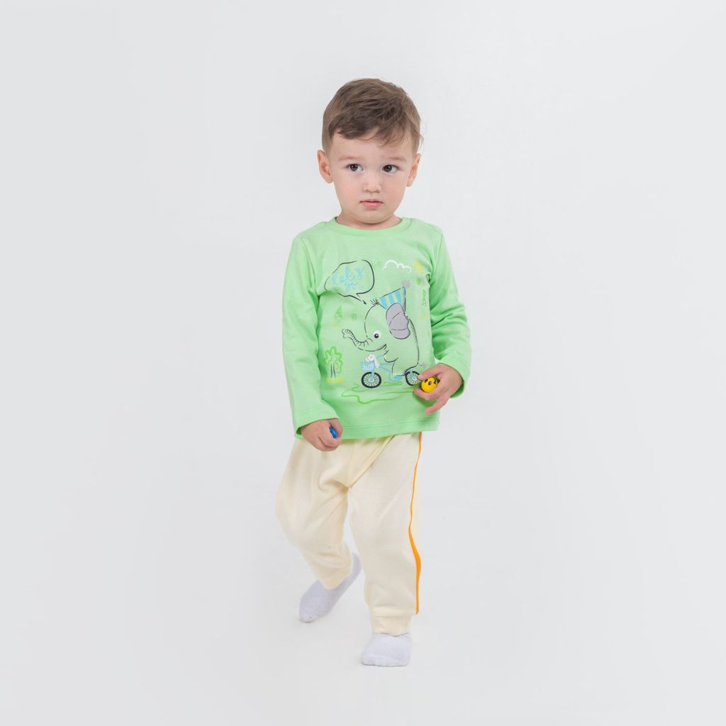 CRB wear/CWNB 62833-37-285 Джемпер для мальчика, светло-зеленый/Ex.Cherubino  фото 3