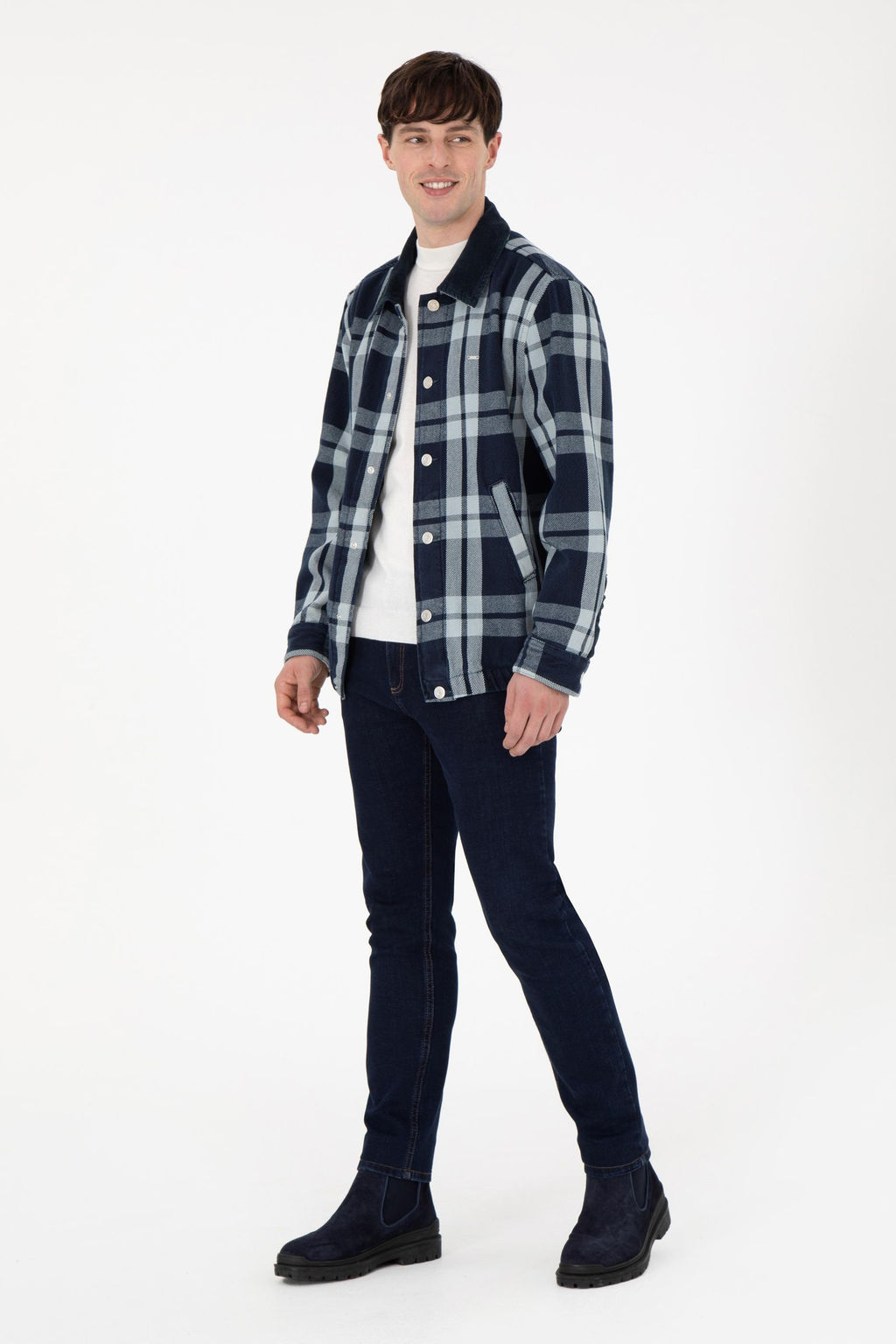 Мужская голубая джинсовая рубашка Неожиданная скидка в корзине - U.s. polo assn фото 4