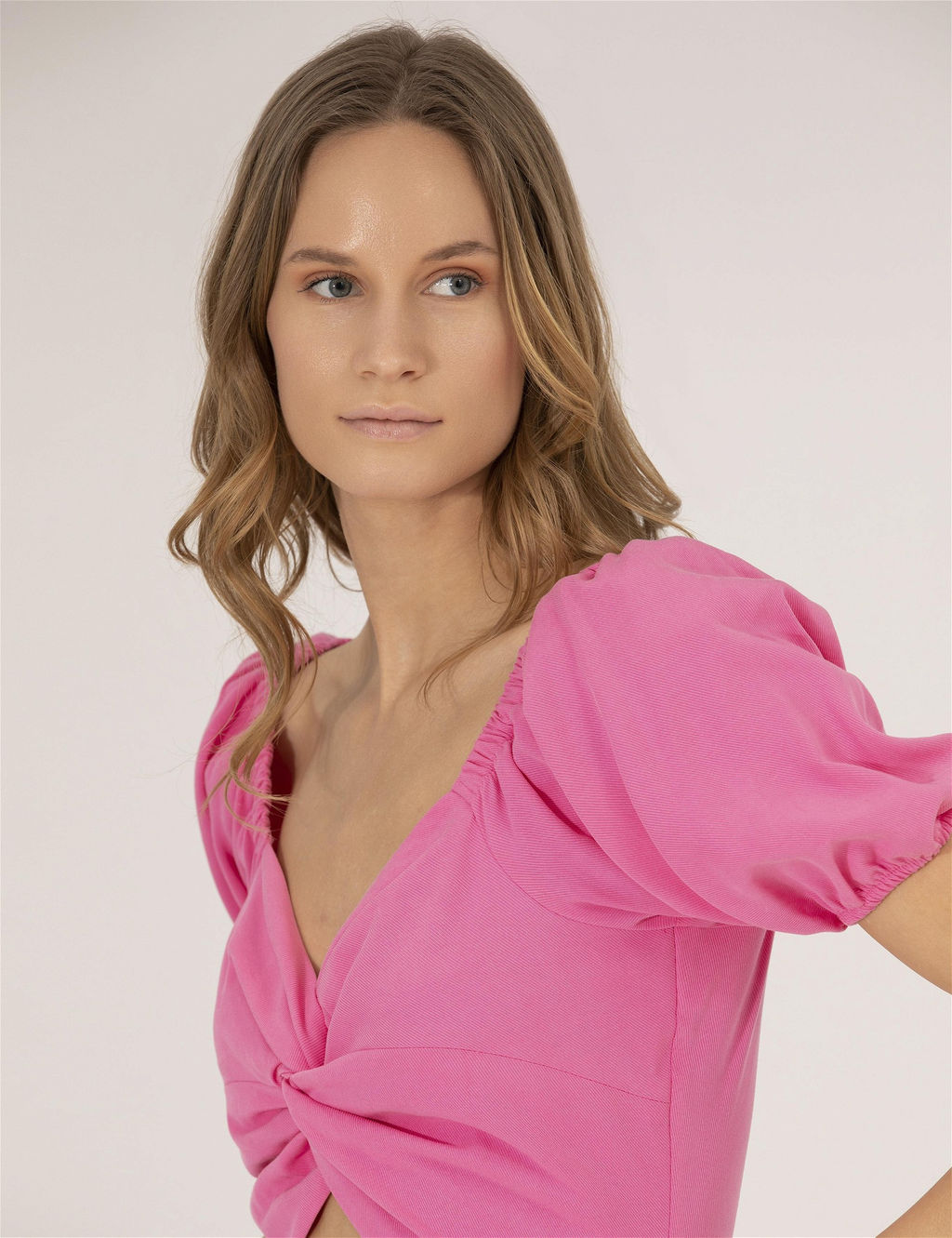 Pembe Slim Fit Dokuma Elbise - Pierre cardin фото 2