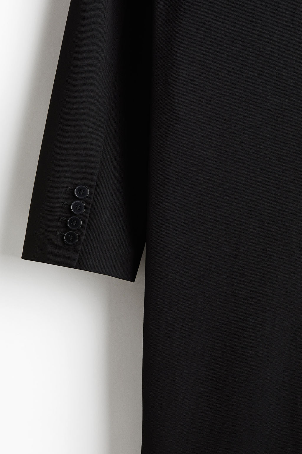 Abrigo cruzado de sarga Relaxed Fit - H&m фото 3