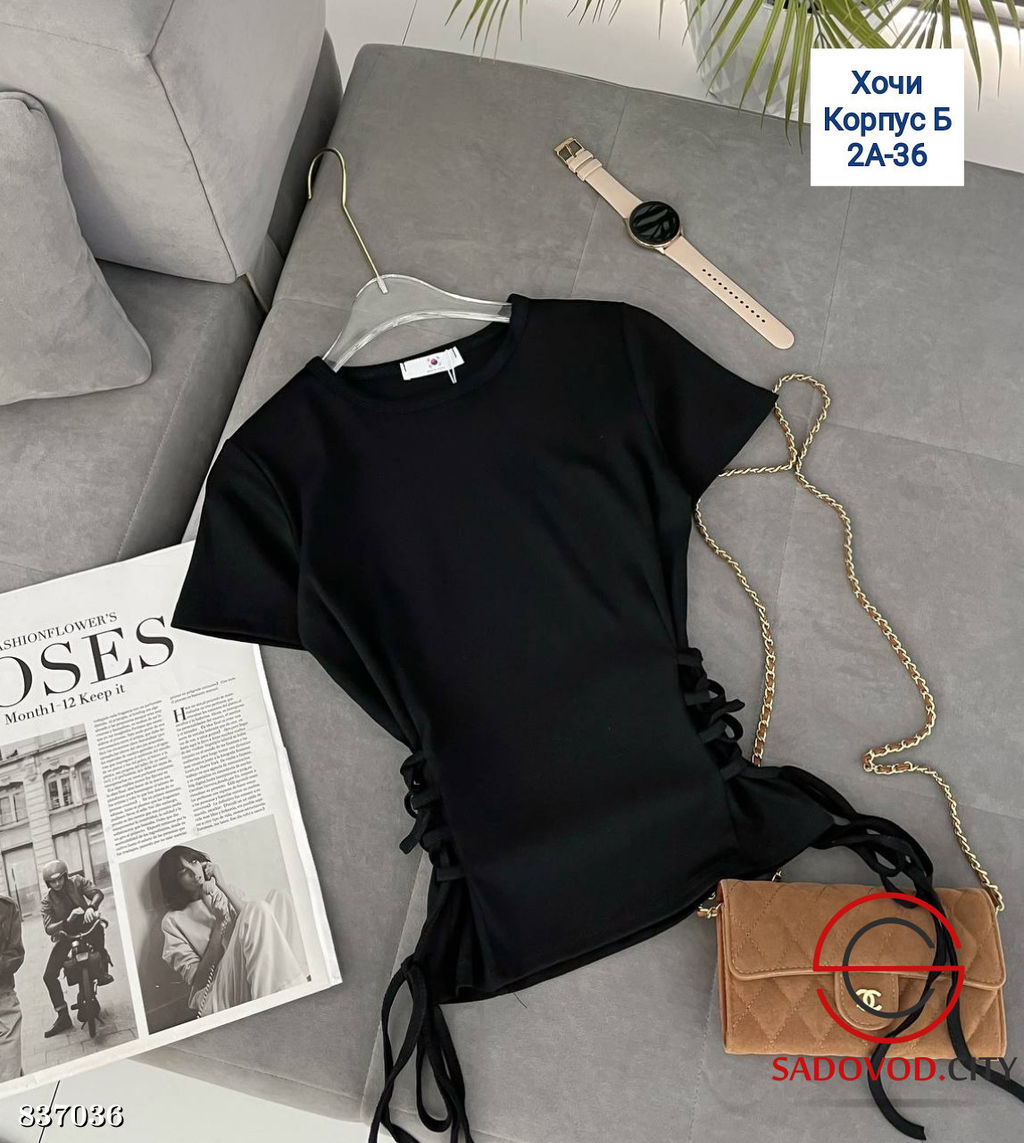 Футболка женская однотонная - Bruno фото 5