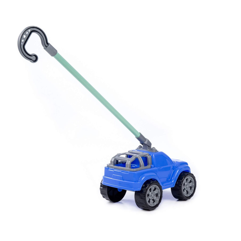 Автомобиль-каталка Боби с ручкой (синий) - Полесье фото 4