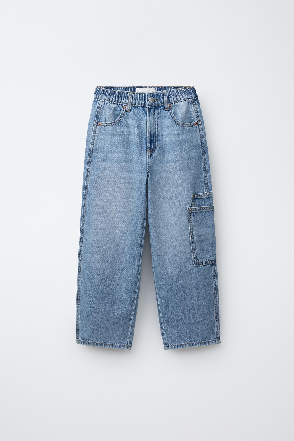 WORN-EFFECT CARPENTER JEANS - Zara фото 5