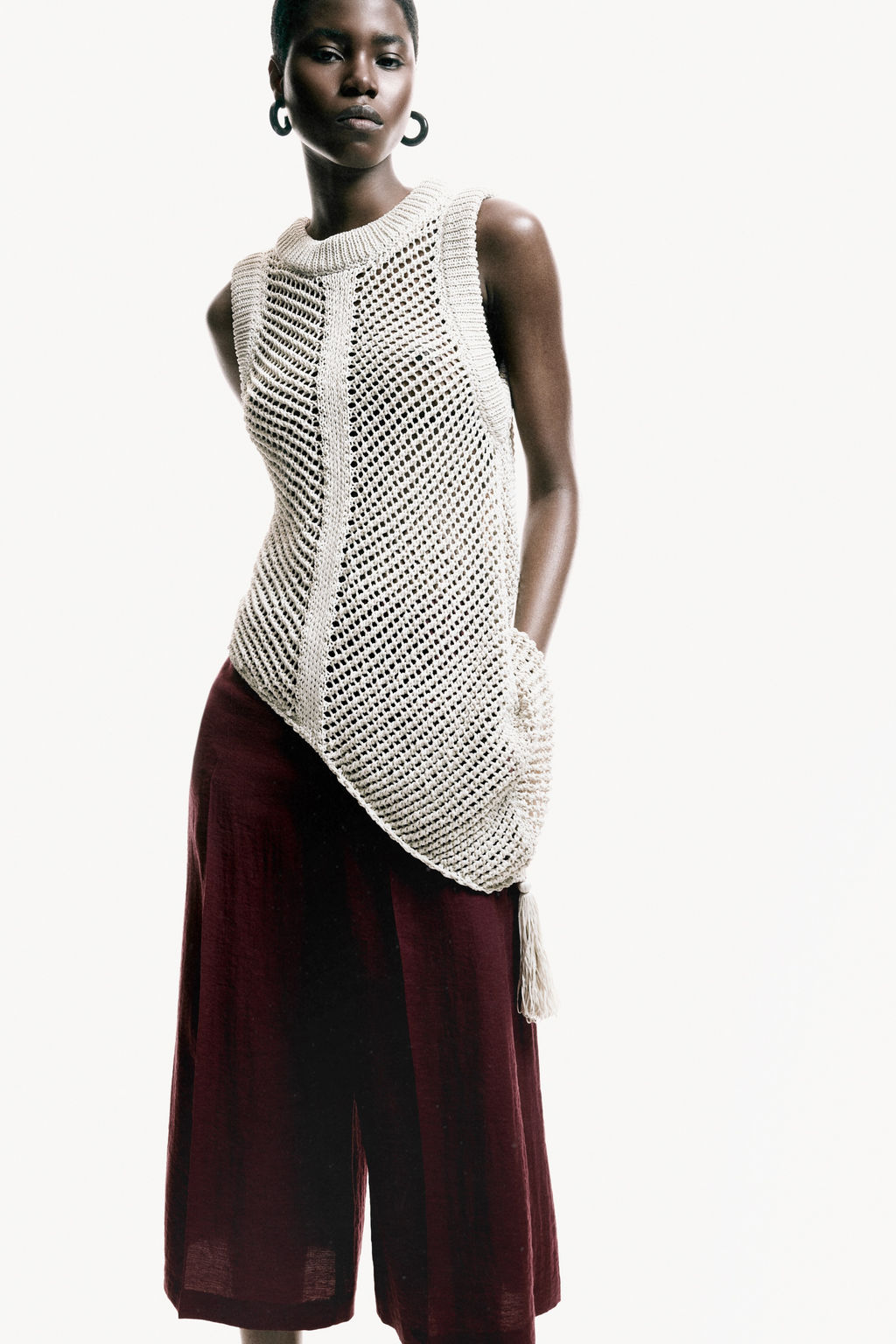 Pantal?n palazzo sastre en mezcla de lino - H&m фото 9