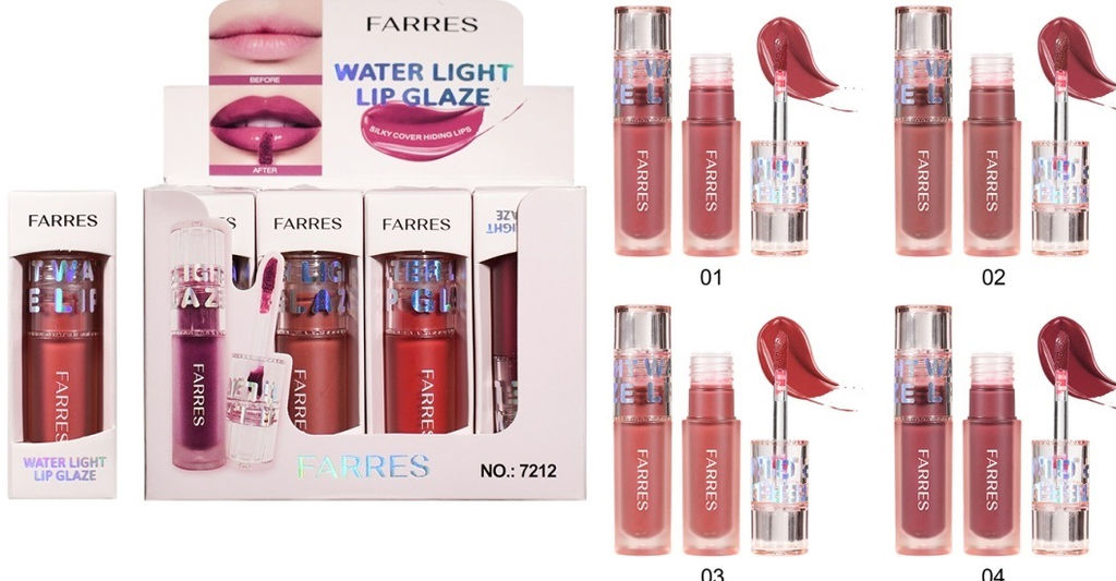 FARRES /7212-MIX/ ТИНТ для губ с глянцевым финишем 3г. (12)