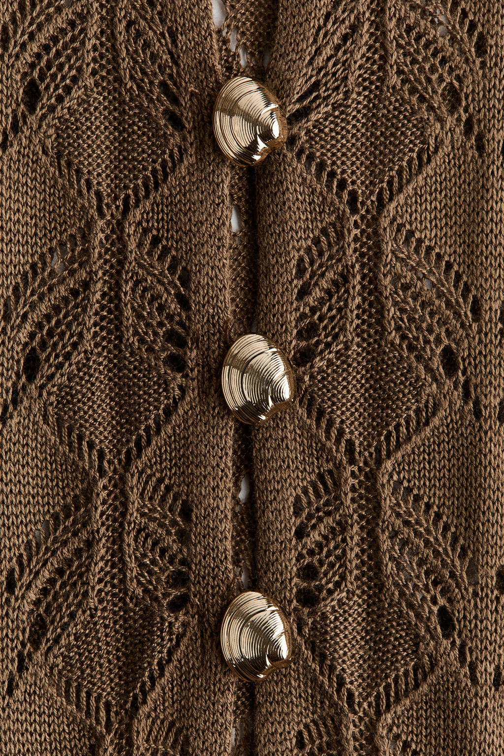 Vestido efecto crochet con tapeta de botones - H&m фото 4