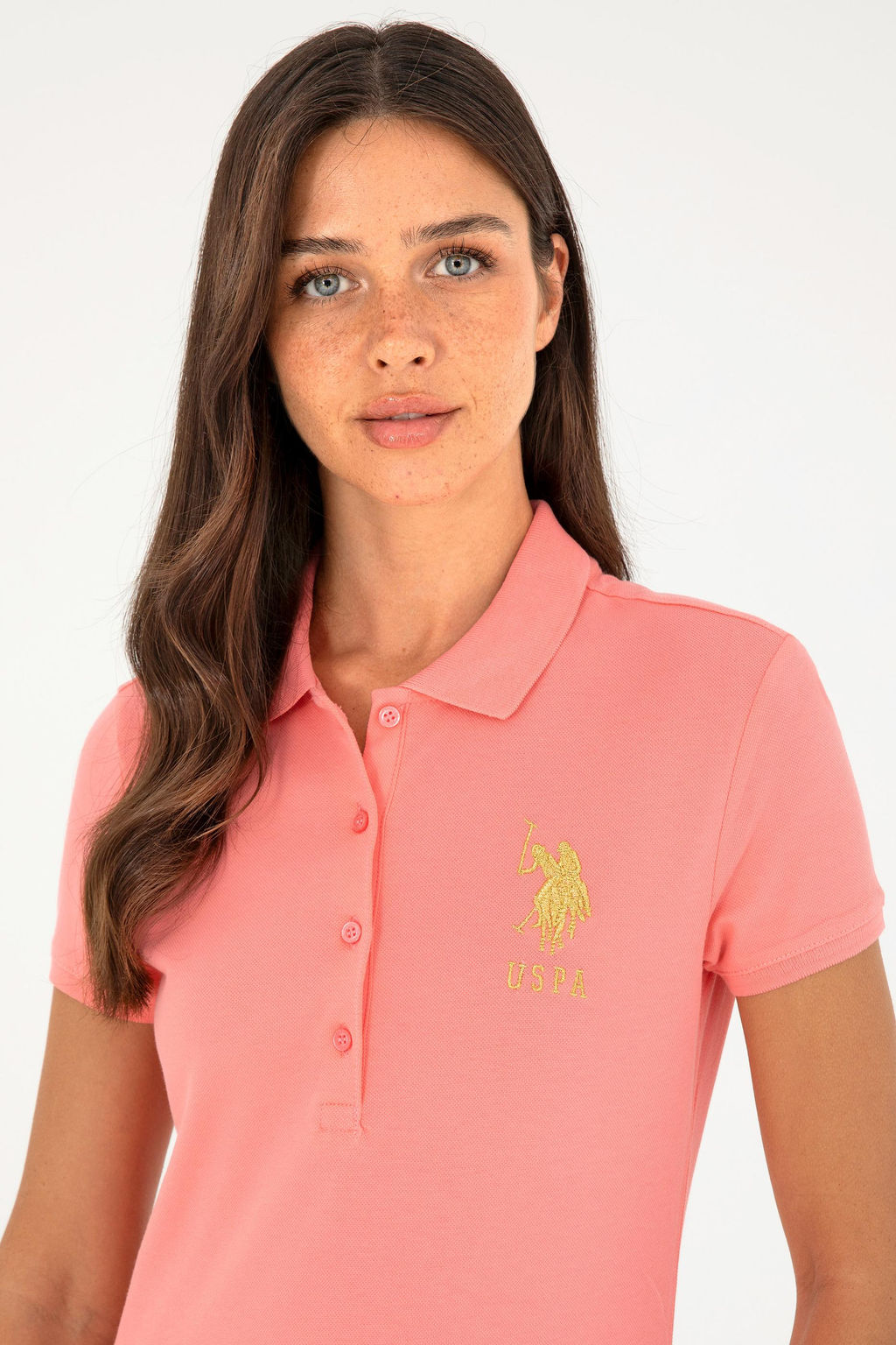 Женская неоново-розовая базовая футболка Неожиданная скидка в корзине - U.s. polo assn фото 9