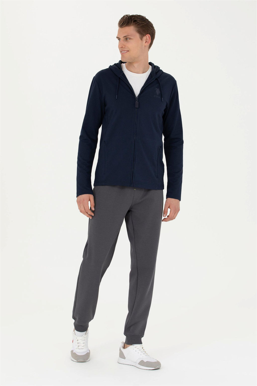 Мужские спортивные штаны антрацитового цвета - U.s. polo assn фото 10