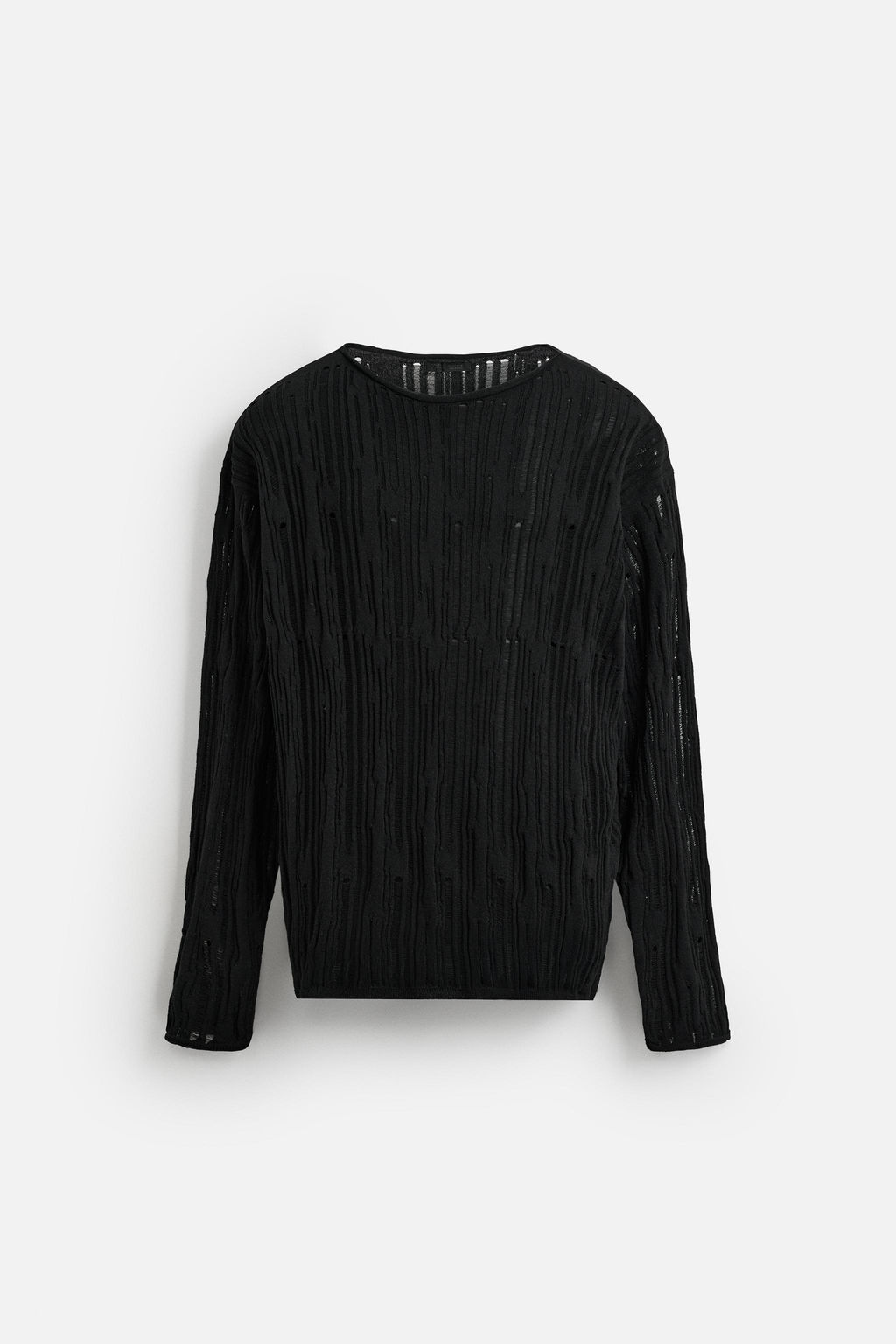 DECONSTRUCTED TEXTURED SWEATER - Zara фото 7