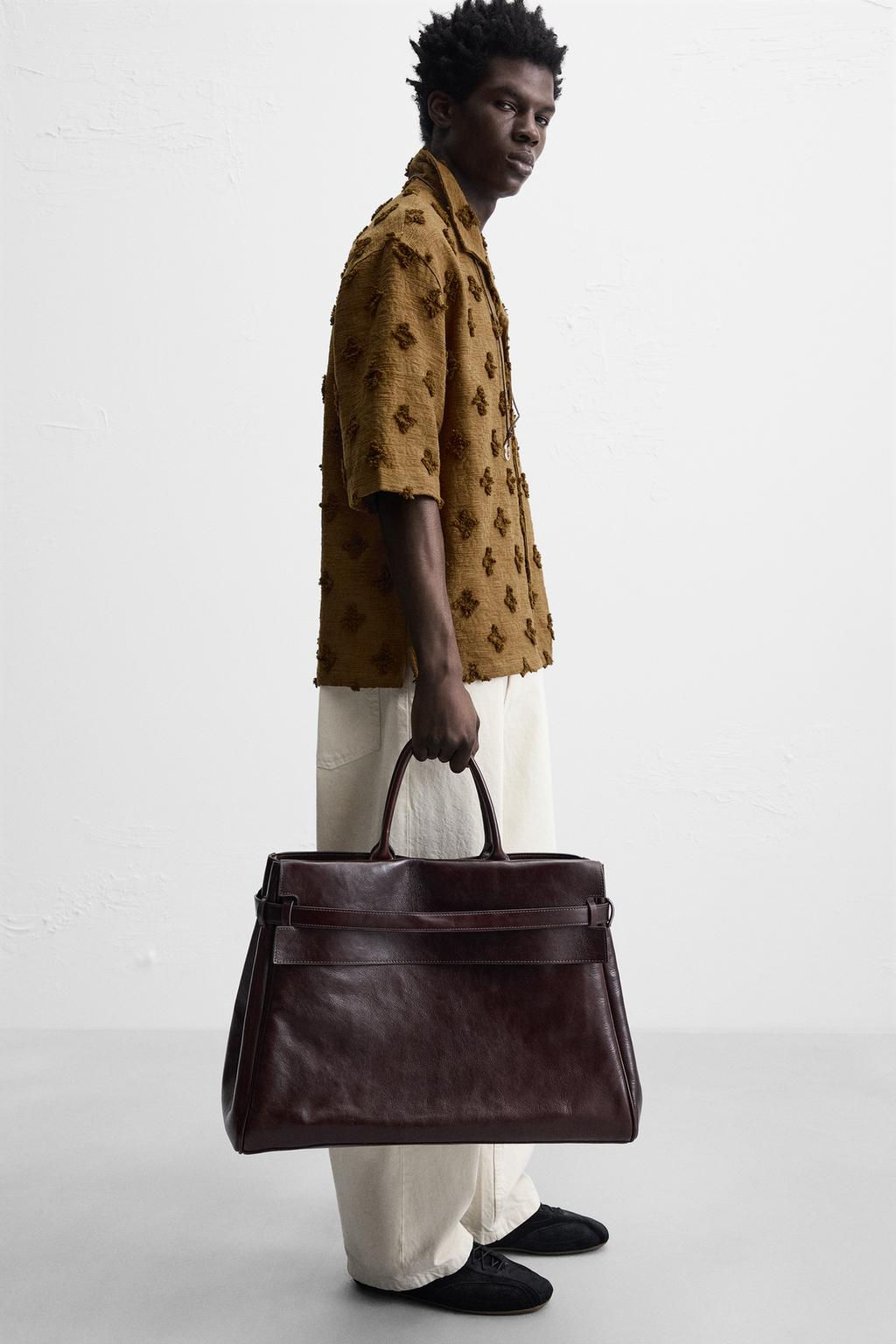 TEXTURED JACQUARD SHIRT - Zara фото 15