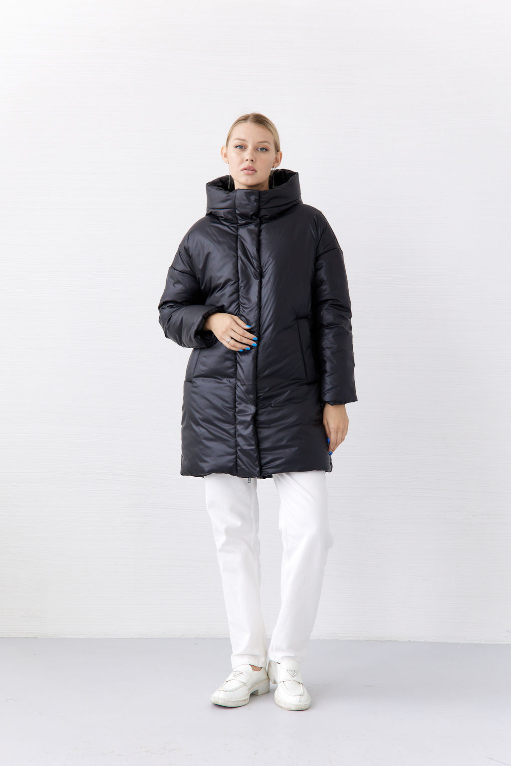 Куртка женская зимняя 25655 (серый опал) - Kankan фото 17