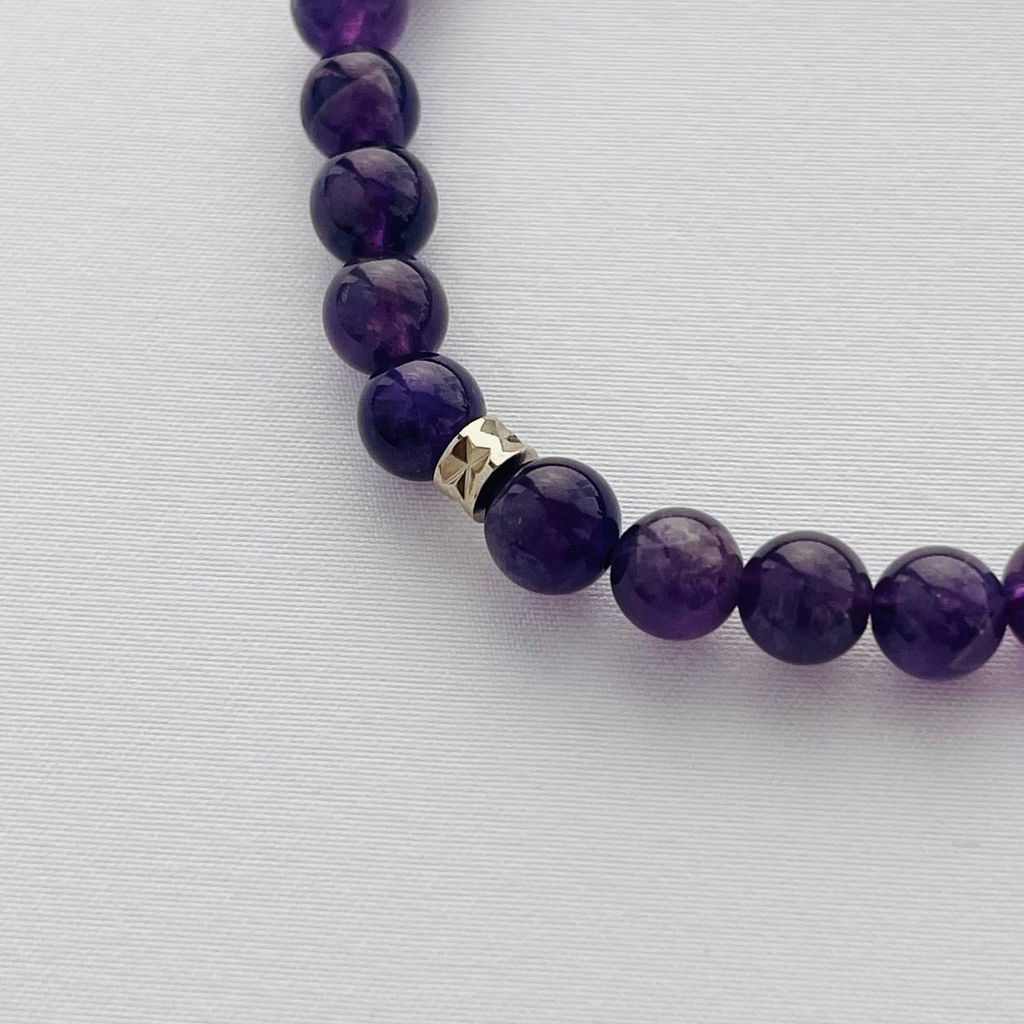 Браслет со вставкой из Аметиста - Радуга самоцветов фото 3