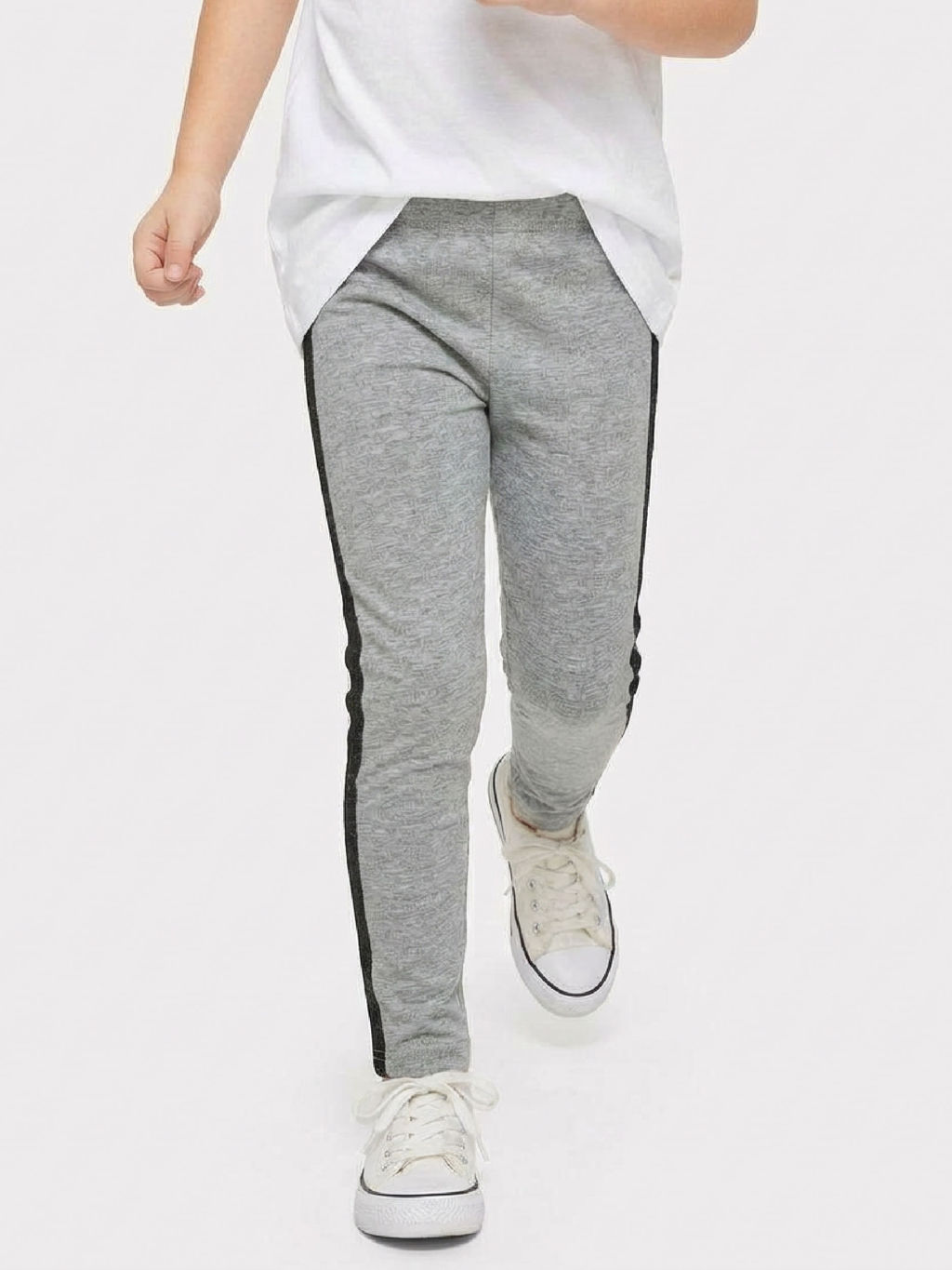 Бриджи (лосины) с лампасом UD 3728 серый - Mini maxi фото 3