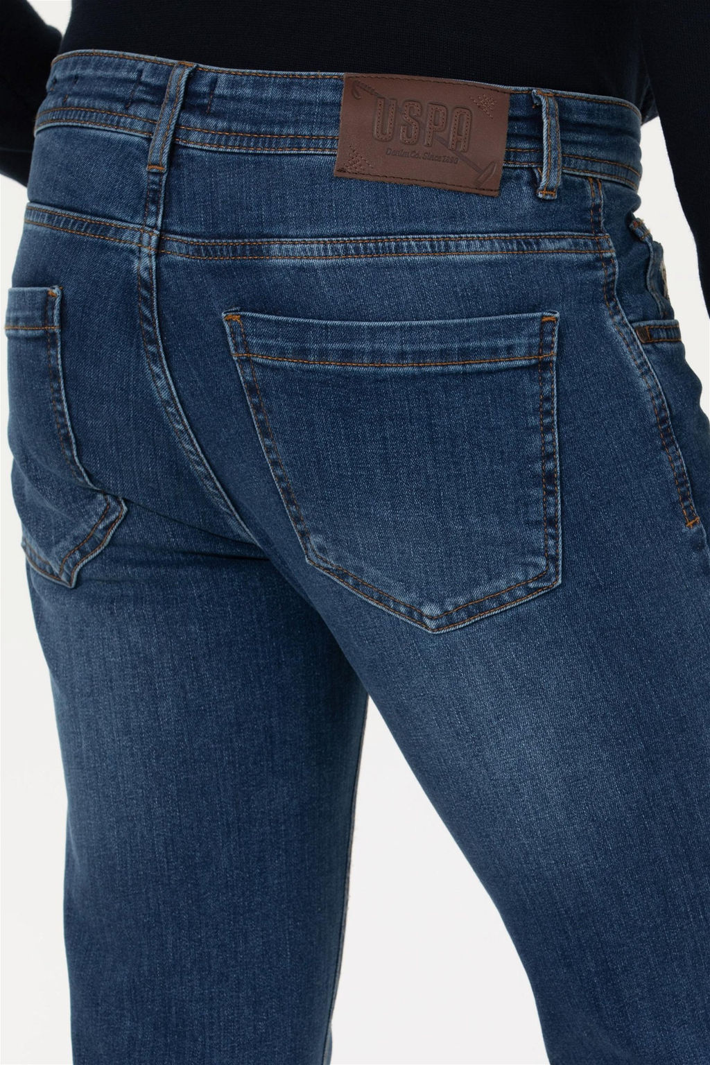 Мужские синие джинсовые брюки - U.s. polo assn фото 7