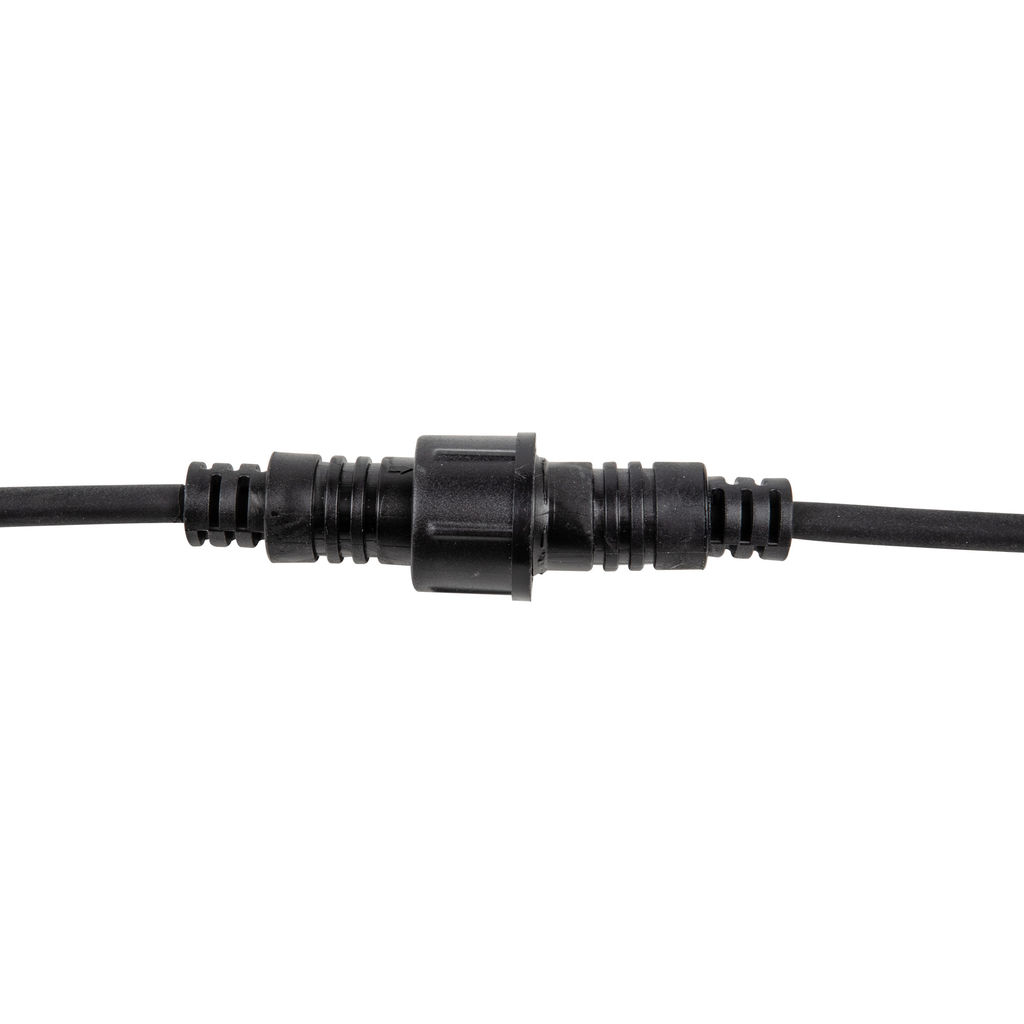 UDL-K230 6/E27/5M IP54 BLACK BELT-LIGHT GREENHOUSE Гирлянда для освещения теплиц, 5м + 3м сетевой шнур. 6 подвесов 1м с патроном E27, шаг 100см. Чёрная. TM Uniel
