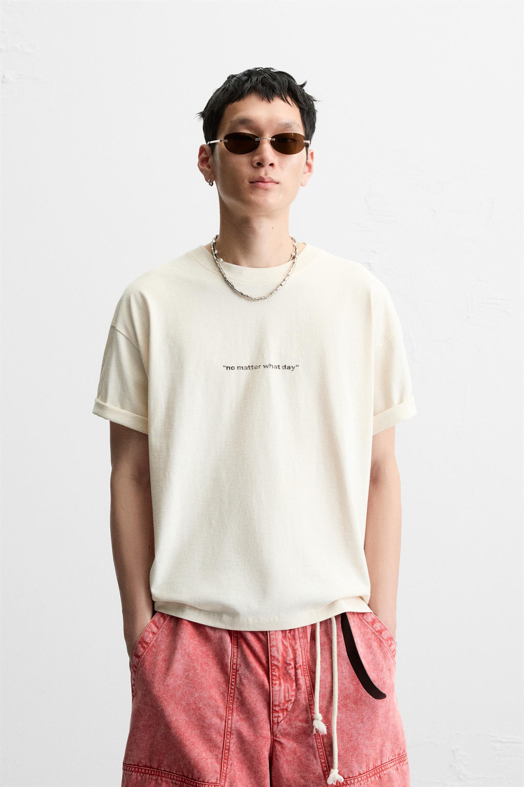 WASHED PRINT T-SHIRT - Zara фото 2