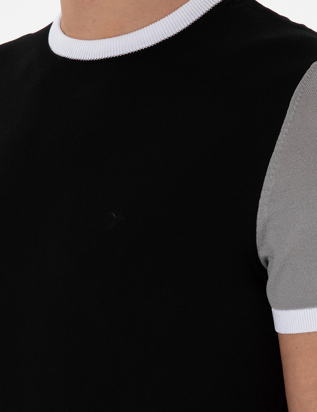 Siyah Slim Fit Triko H_rka - Cacharel фото 7