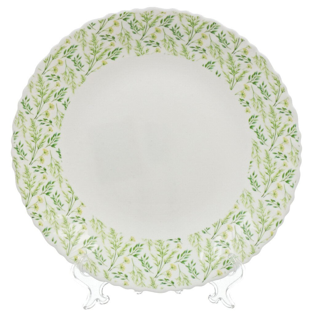 Тарелка обеденная УТРО 24 см арт.OLHP-95/2139 /МФК/  фото 2