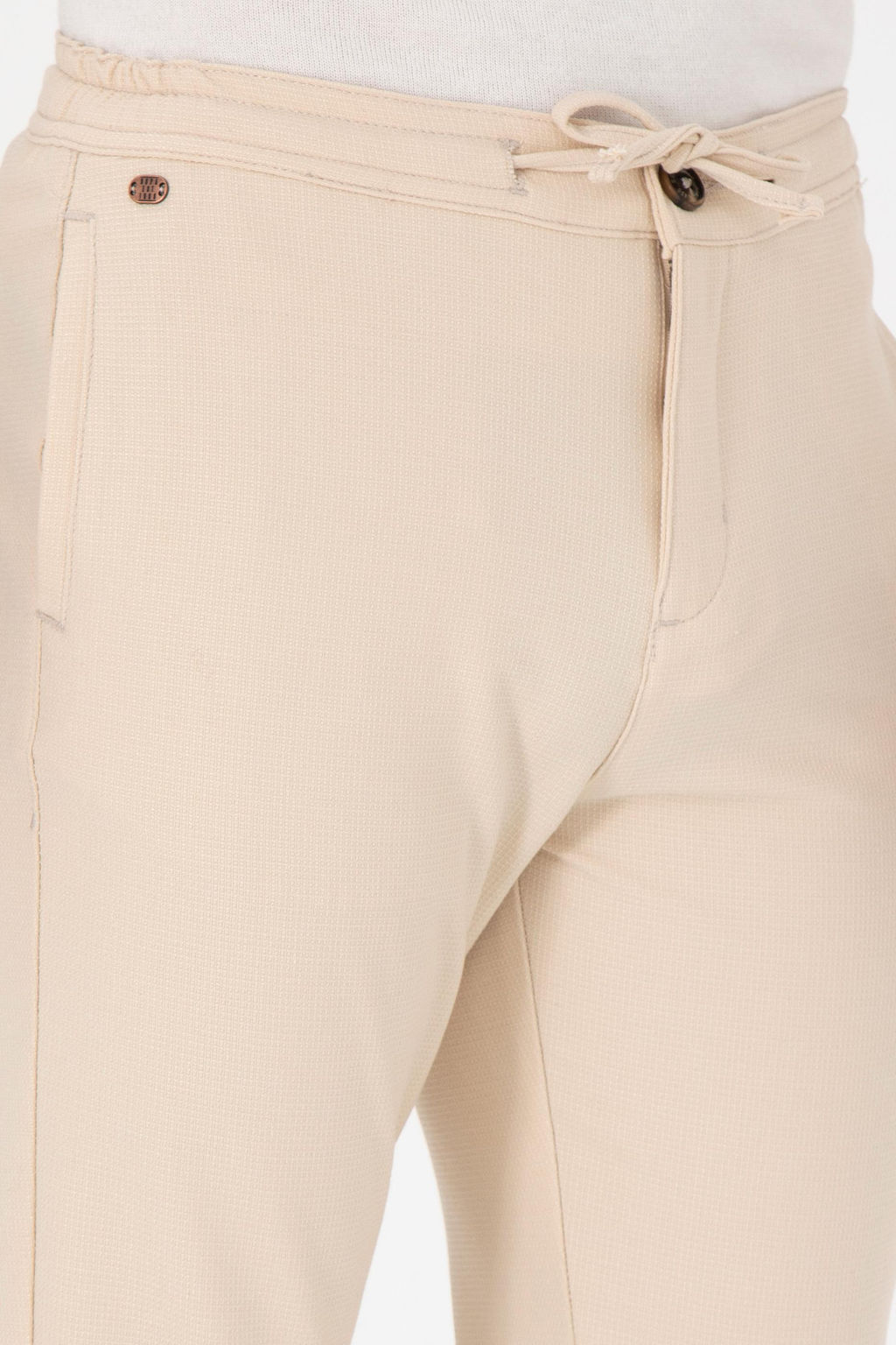 Мужские кремовые брюки из парусины Неожиданная скидка в корзине - U.s. polo assn фото 5