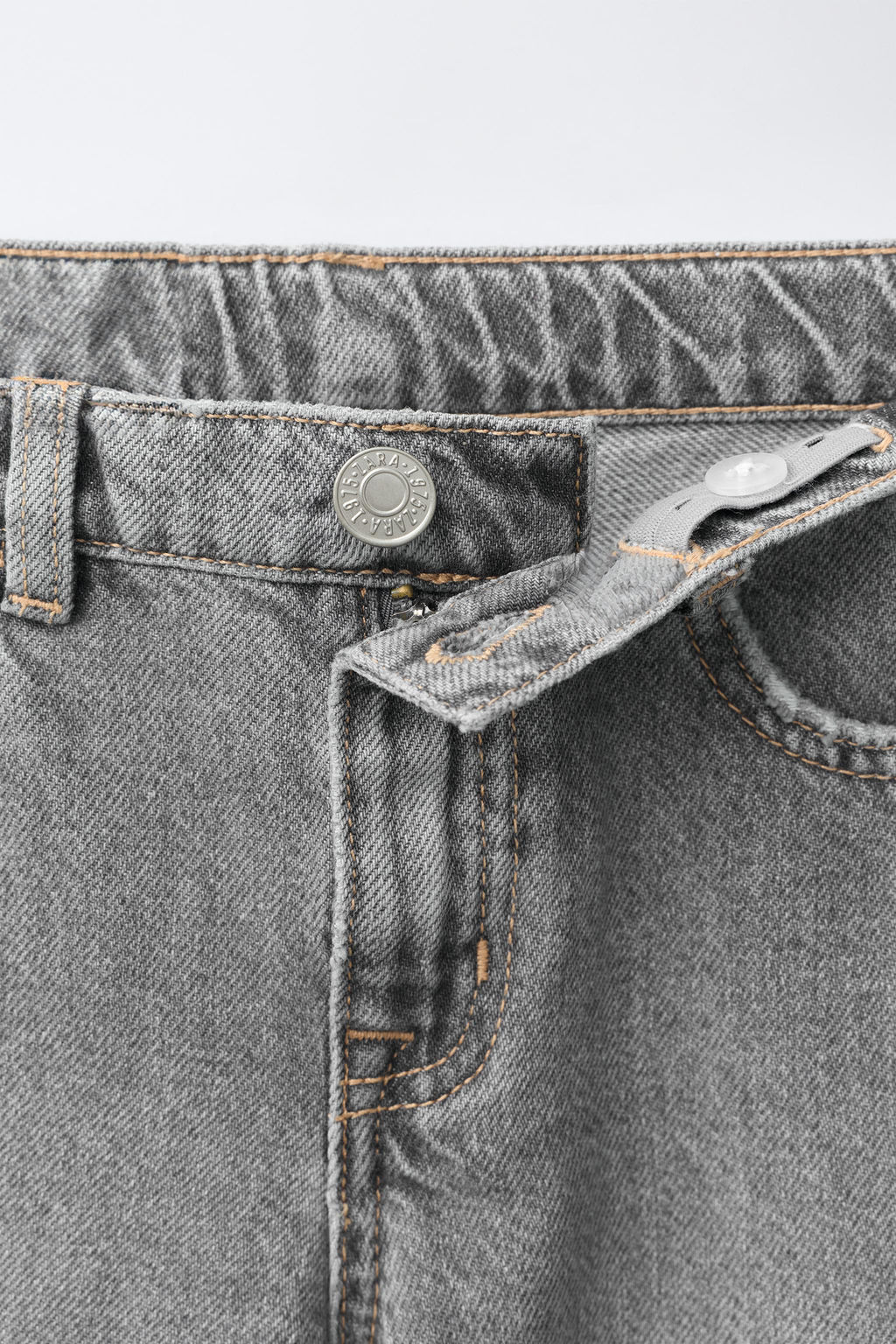 JEANS STRAIGHT / Gris medio - Zara фото 4