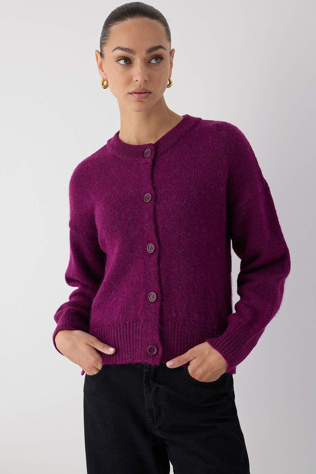 More Sustainable Fusya Alpaka Yunu Kar?s?ml? Premium/Ozel Iplik Triko H?rka | TWOAW26HI00000