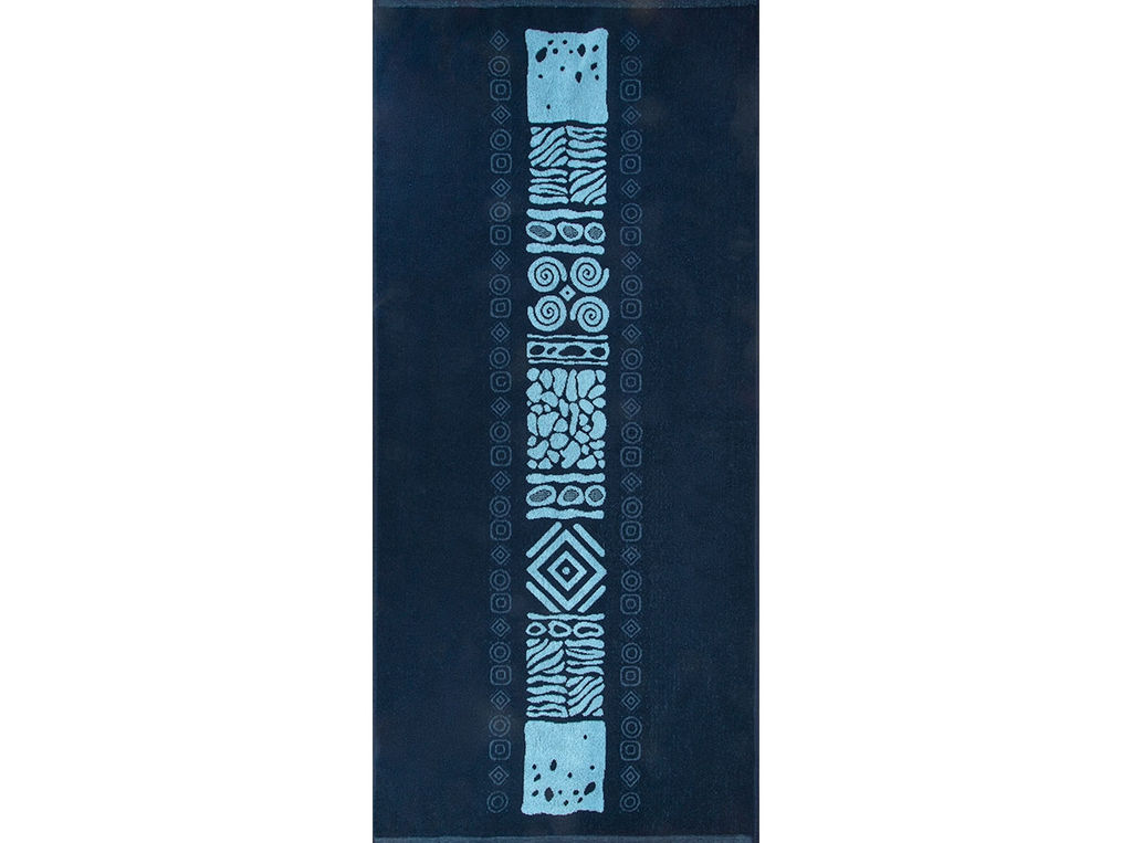 Полотенце махровое 6с102.411ж1 Фреска(т.синий2) 67х150см