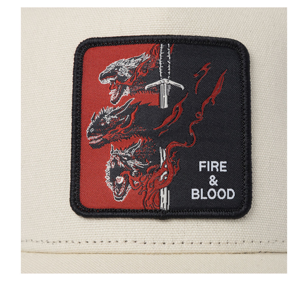 Бейсболка CAPSLAB арт. CL/GOT/1/PCT/TAR Game of Throne Fire and Blood (cream)