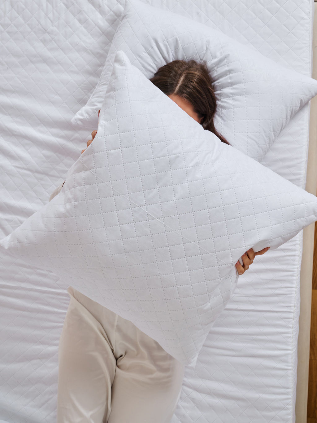 Комплект подушек для сна - Белый 50х70