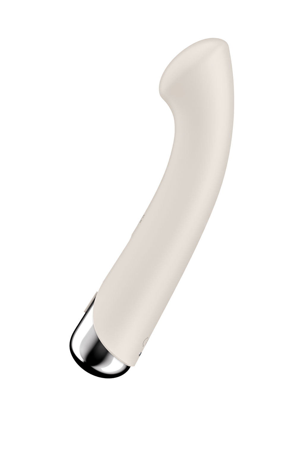 Вибратор для точки G с ротацией Satisfyer Spinning G-Spot 1, силикон, бежевый, 16,8 см