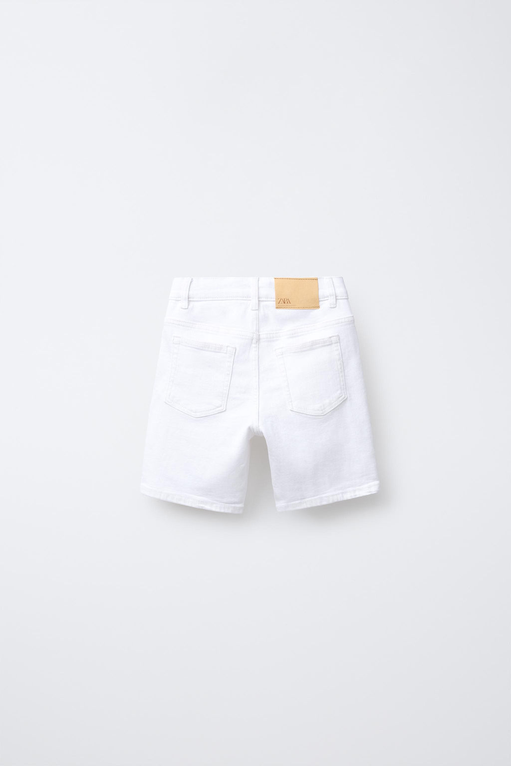 BASIC STRAIGHT DENIM BERMUDA SHORTS - Zara фото 2