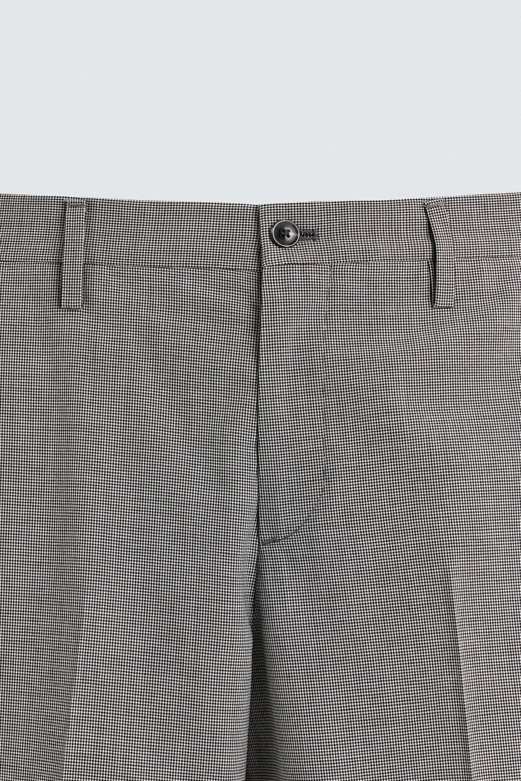 PANTAL?N REGULAR FIT TRAJE PATA DE GALLO / Negro / Blanco - Zara фото 7