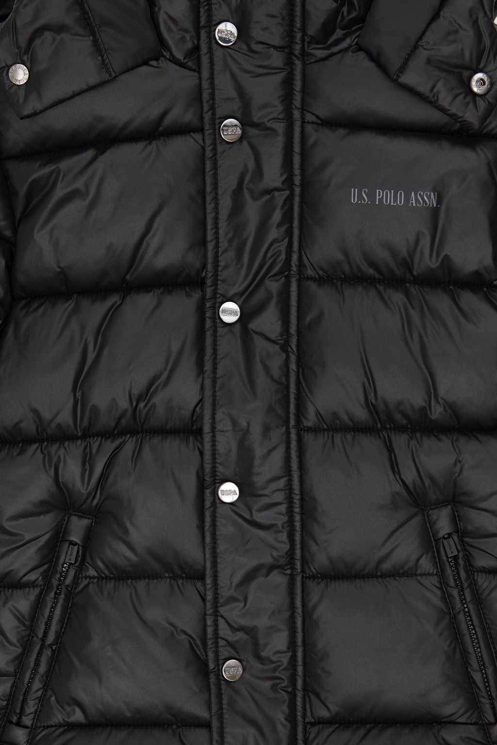 Черное пальто для мальчика Неожиданная скидка в корзине - U.s. polo assn фото 3